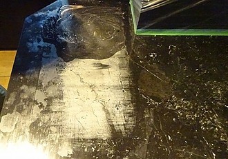 石材カウンター施工前