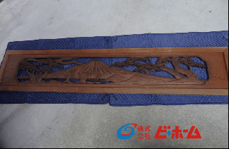欄間アク洗い漂泊施工
